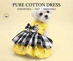 Floral Cotton Dog Dress