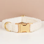 Wedding Handmade Knitted Personalized Dog Collar, Leash & Harness Set