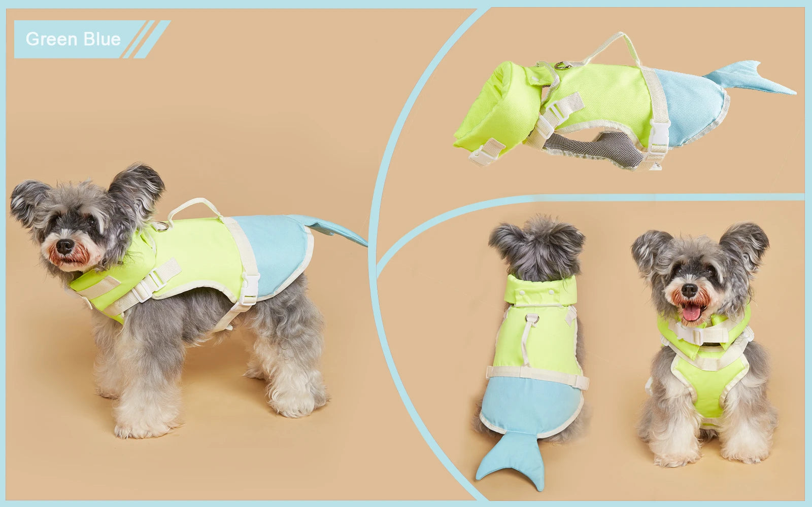 Dog Life Jacket – Adjustable Buoyancy Vest for Swimming, Boating & Surfing