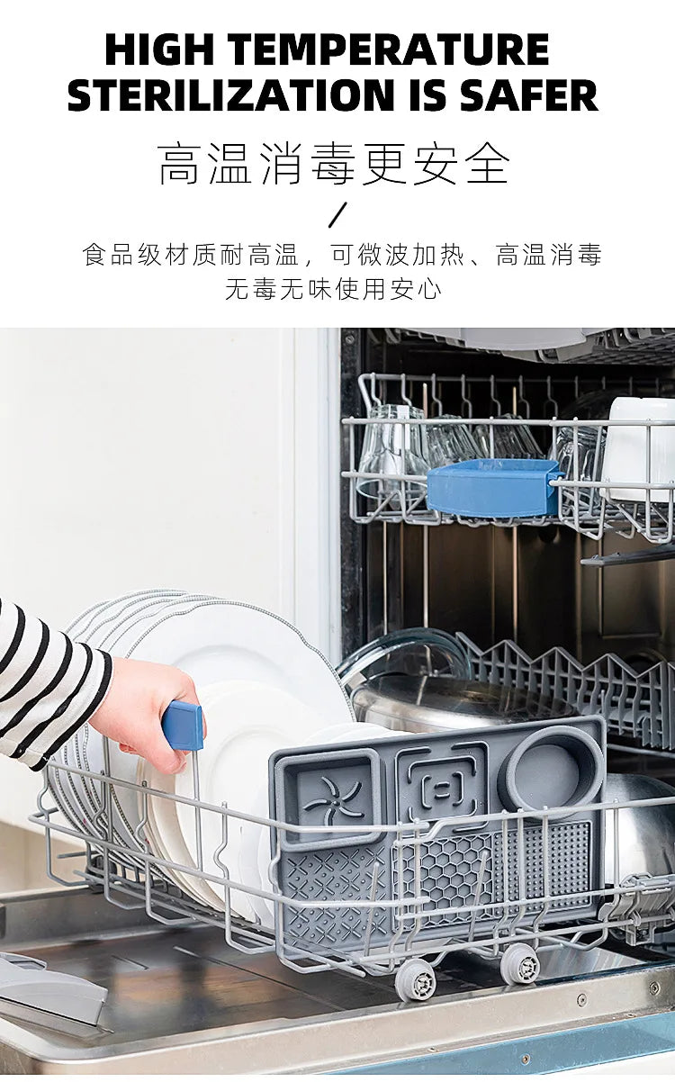 Dog Licking Pad – Slow Feeder & Calming Suction Mat for Dogs and Cats