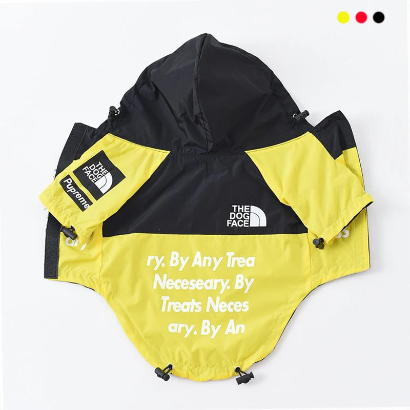 Waterproof Reflective Dog Raincoat – Hooded Outdoor Jacket for All Seasons