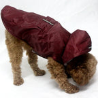 Waterproof Dog Raincoat with Reflective Stripe – Lightweight Hooded Poncho for All Seasons