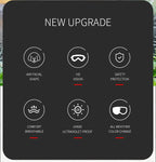 Color-Changing Dog Sunglasses – UV-Resistant Goggles for Outdoor Protection