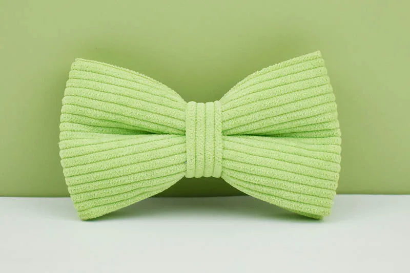 Apple Fruit Green Corduroy Personalized Dog Collar, Leash & Harness Set