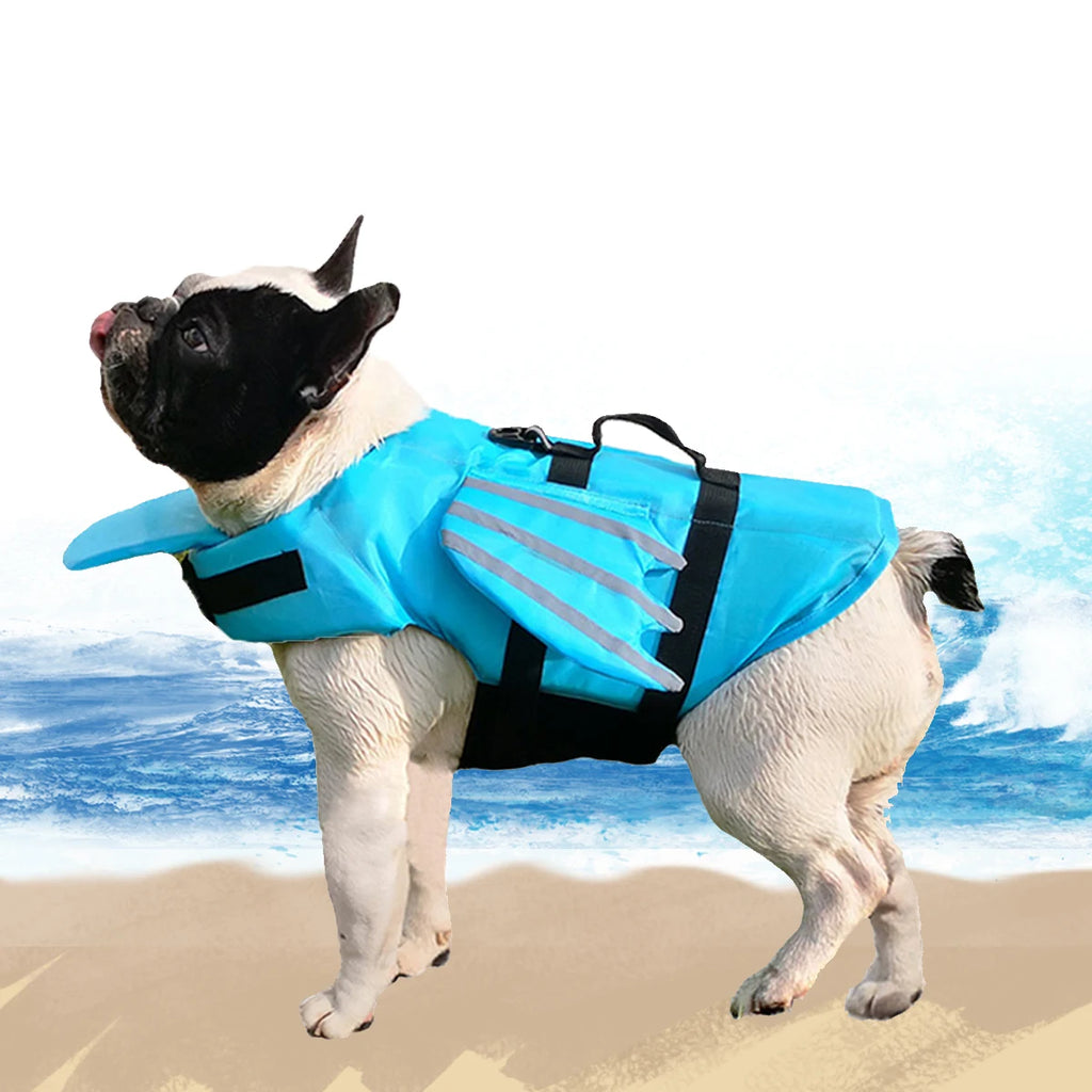 Dog Life Jacket – High Buoyancy Safety Vest with Adjustable Straps and Rescue Handle