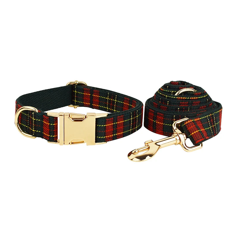 Personalized Dog Collar, Leash & Harness Set