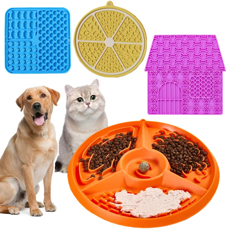 Dog Licking Pad – Slow Feeder & Calming Suction Mat for Dogs and Cats