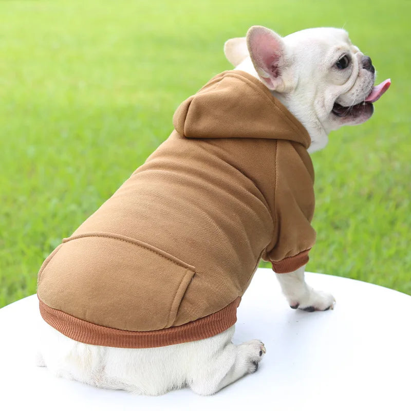 Cozy Winter Dog Hoodie – Warm Hooded Jacket for Small & Medium Dogs
