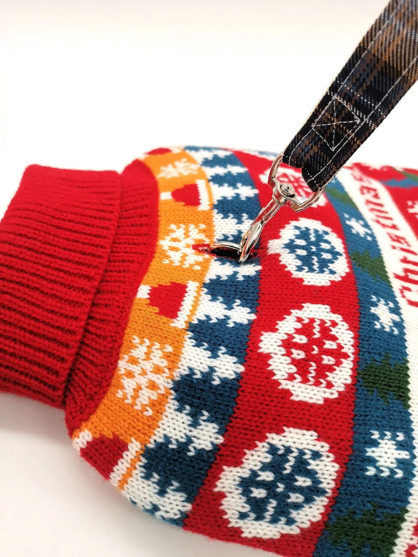 Thick Winter Dog Sweater – Warm Turtleneck Christmas Pullover for Small & Medium Dogs