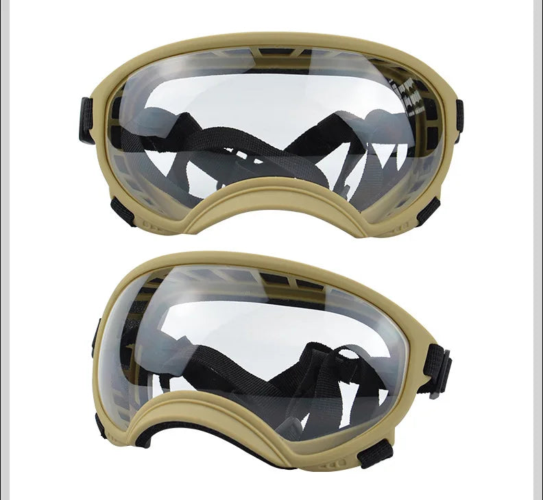 Color-Changing Dog Sunglasses – UV-Resistant Goggles for Outdoor Protection