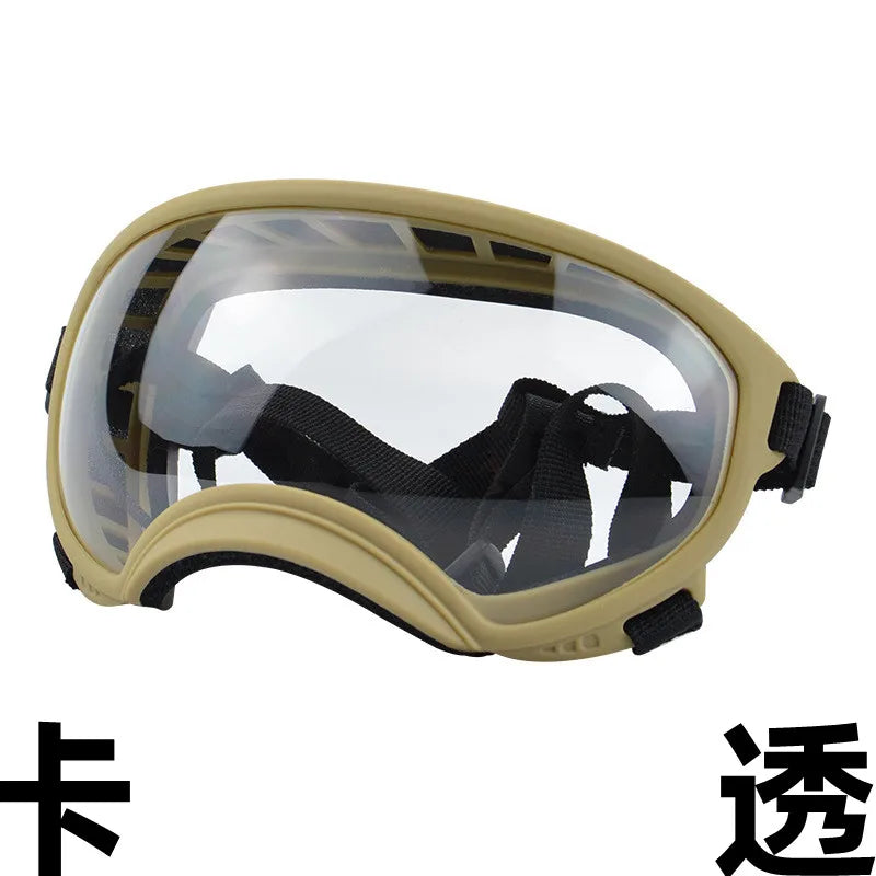 Dog Tactical Goggles – UV-Proof, Waterproof Sunglasses for Medium & Large Dogs
