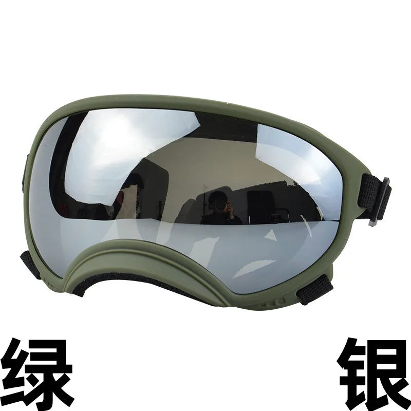 Dog Tactical Goggles – UV-Proof, Waterproof Sunglasses for Medium & Large Dogs