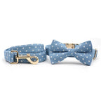 DDPaws  Designed Blue Denim Plaid Set [Made-to-Order]