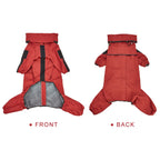 Waterproof Winter Dog Jacket – Fleece-Lined, Windproof Coat for Medium & Large Dogs