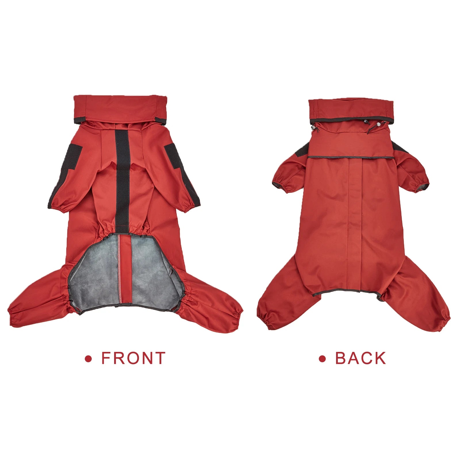 Waterproof Winter Dog Jacket – Fleece-Lined, Windproof Coat for Medium & Large Dogs