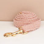 Handmade Teddy Fabric Personalized Dog Collar, Leash & Harness Set