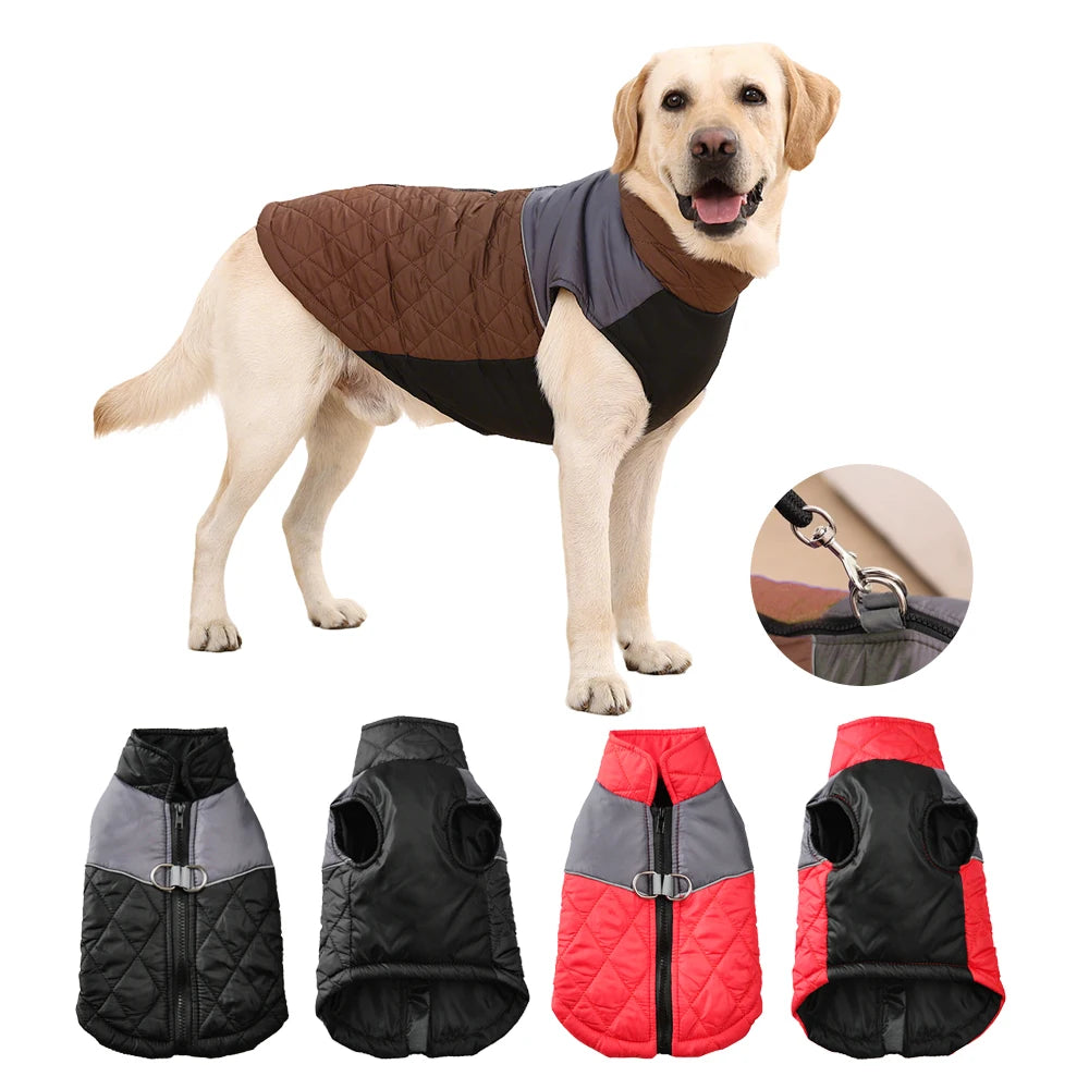 Reflective Waterproof Winter Dog Jacket – Warm Coat for Small to Large Breeds
