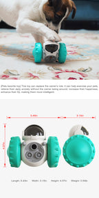 Interactive Tumbler Dog Treat Dispenser – Slow Feeder IQ Training Toy