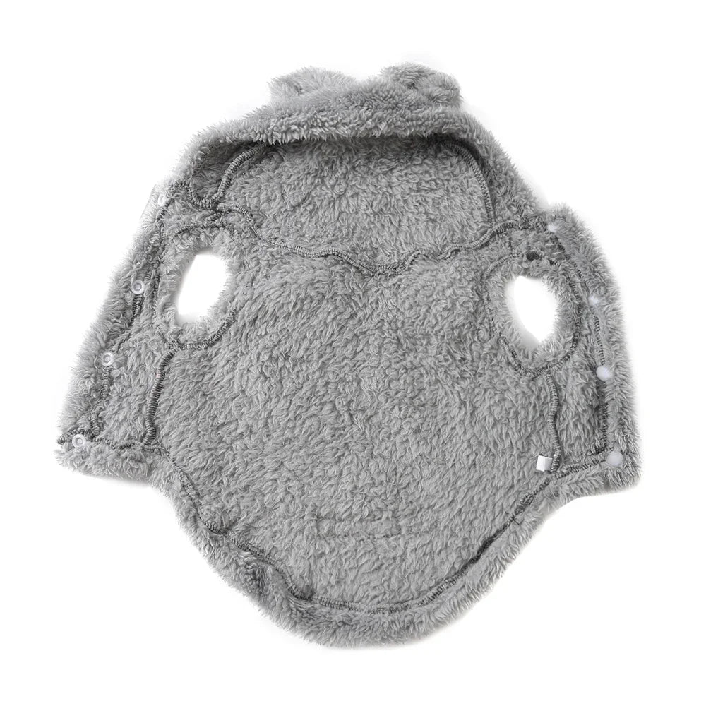 Warm Fleece Dog Hoodie – Cozy Winter Sweater for Small & Medium Pets