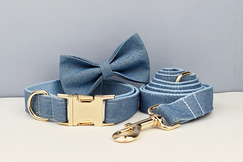 Personalized Dog Collar, Leash & Harness Set