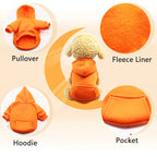 Cozy Winter Dog Hoodie – Warm Hooded Jacket for Small & Medium Dogs