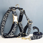 DDPaws  Harness  leash02 / XS（old） Custom Soft Collars Pet Accessories with Personalized Dog Collar Leashes Harness Bow Tie