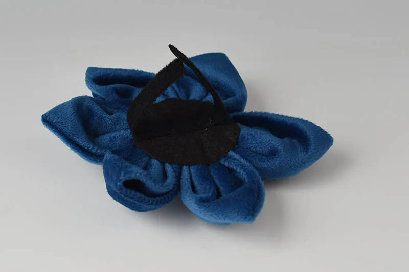 Blue Velvet Personalized Dog Collar, Leash & Harness Set