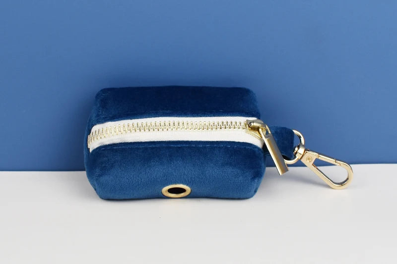 Blue Velvet Personalized Dog Collar, Leash & Harness Set