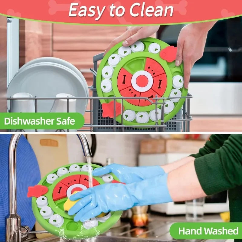 Interactive IQ Food Dispenser – Slow Feeder Bowl for Dogs & Cats