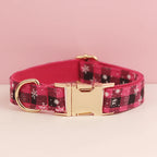 Christmas Personalized Dog Collar, Leash & Harness Set