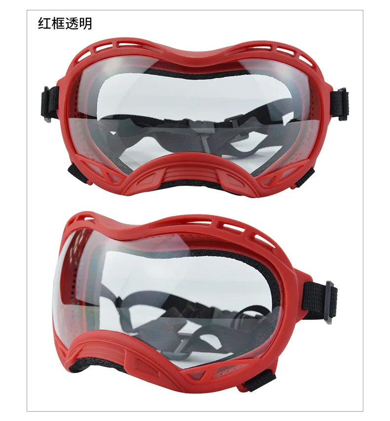Large Dog Goggles – Windproof, Waterproof Tactical Sunglasses for Outdoor Protection