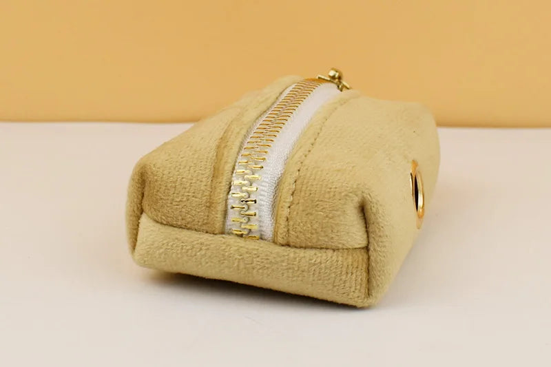 Nude Velvet Personalized Dog Collar, Leash & Harness Set