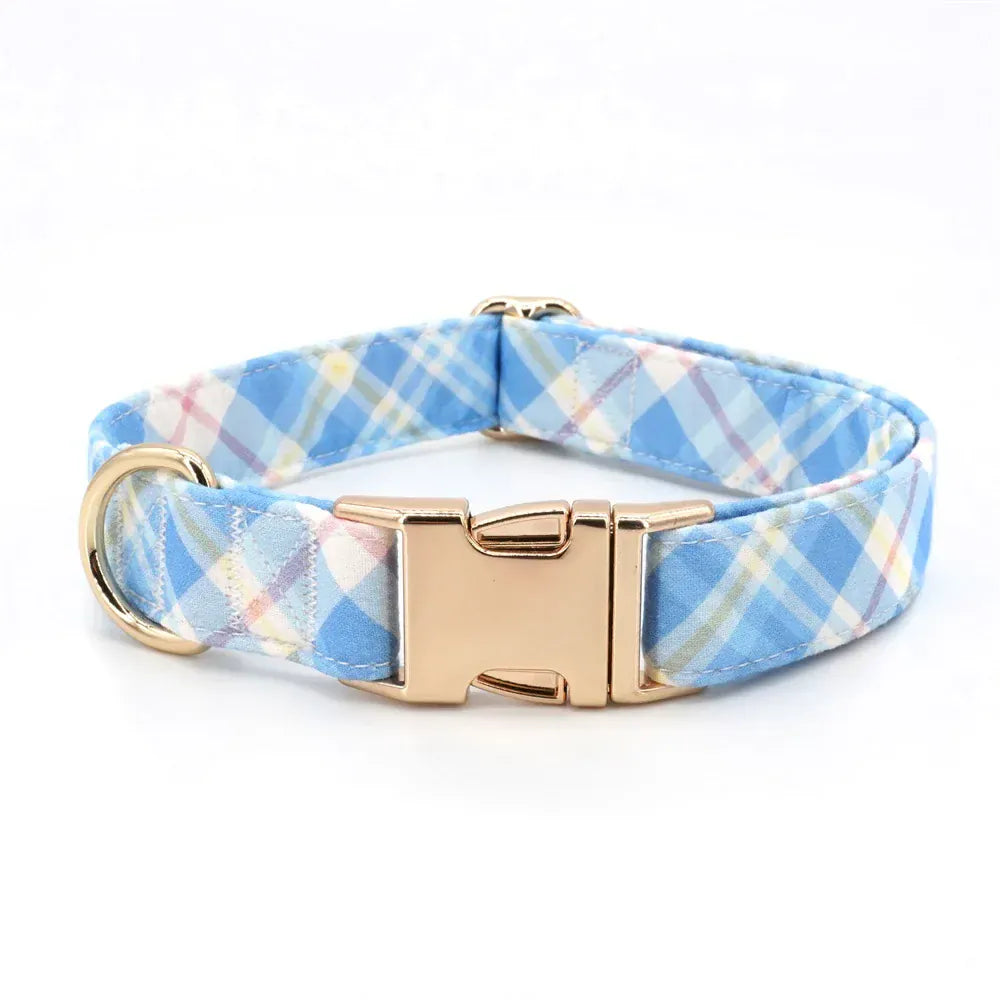 DDPaws  Designed Blue Rose Plaid Set [Made-to-Order]
