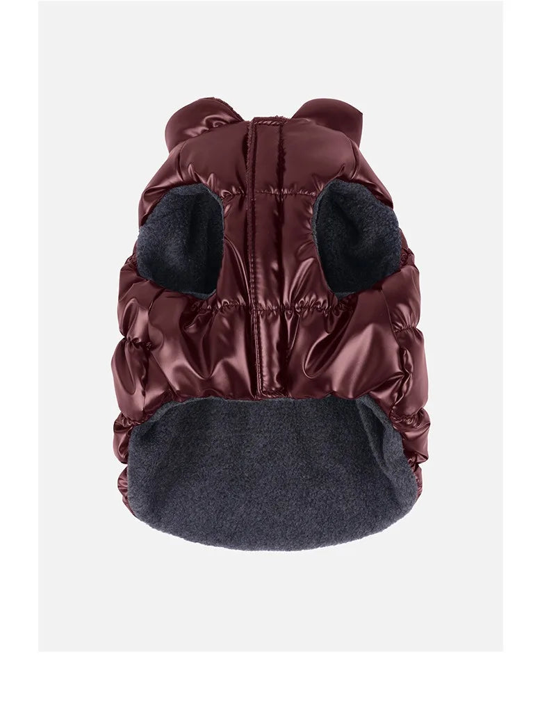 Winter Down Dog Jacket – Windproof Padded Coat for Small & Medium Dogs