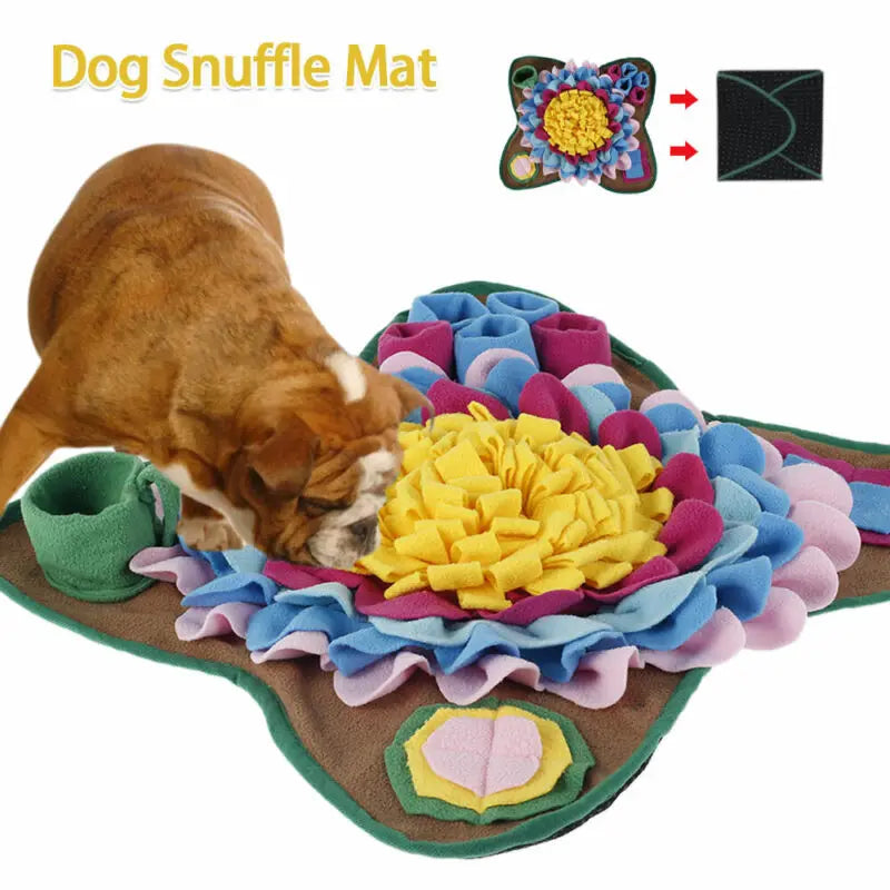Dog Snuffle Mat – Interactive Nose Work & Slow Feeding Training Toy