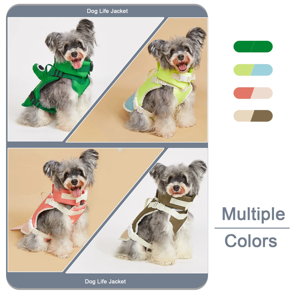 Dog Life Jacket – Adjustable Buoyancy Vest for Swimming, Boating & Surfing