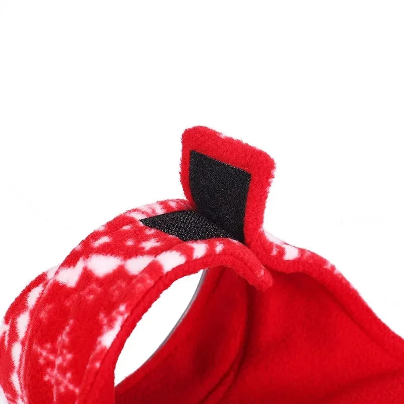 Reversible Christmas Dog Jacket – Double-Layer Fleece Winter Coat for Small, Medium & Large Dogs