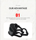 Color-Changing Dog Sunglasses – UV-Resistant Goggles for Outdoor Protection