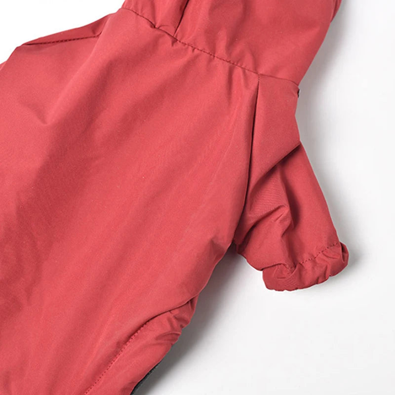 Waterproof Winter Dog Coat with Hood – Warm Reflective Jacket for Small Dogs