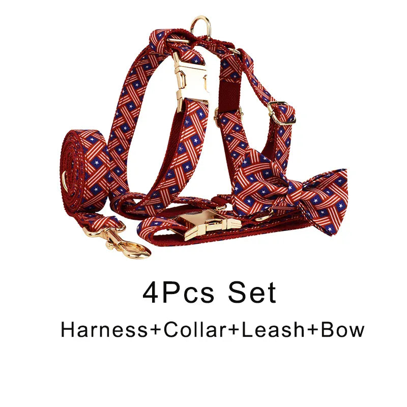 Plaid America Flag Set