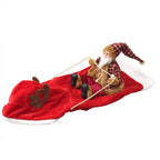 Santa Claus Riding Dog Costume – Funny Christmas Outfit for Small, Medium & Large Dogs