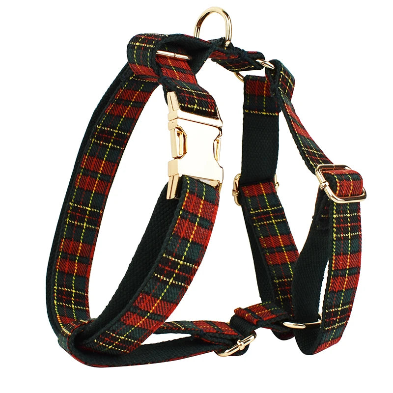 Personalized Dog Collar, Leash & Harness Set