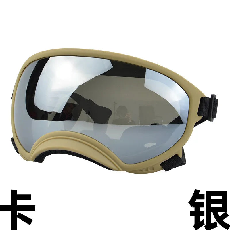 Dog Tactical Goggles – UV-Proof, Waterproof Sunglasses for Medium & Large Dogs