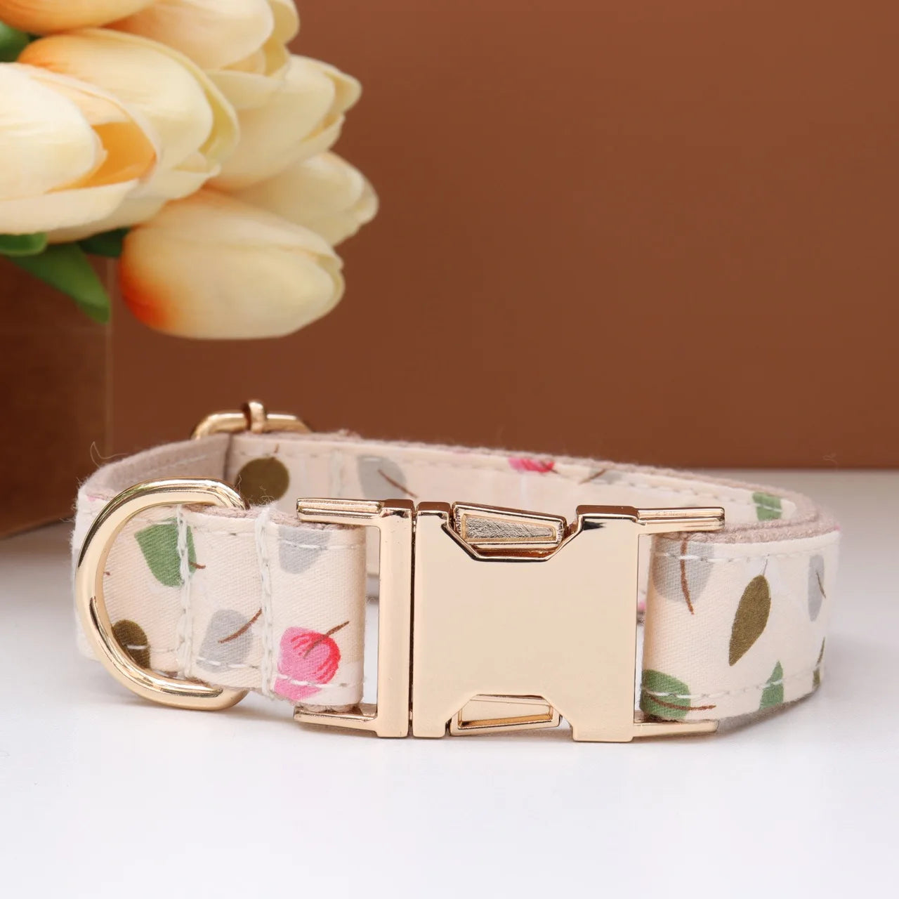 Personalized Dog Collar Bowtie Leash Set