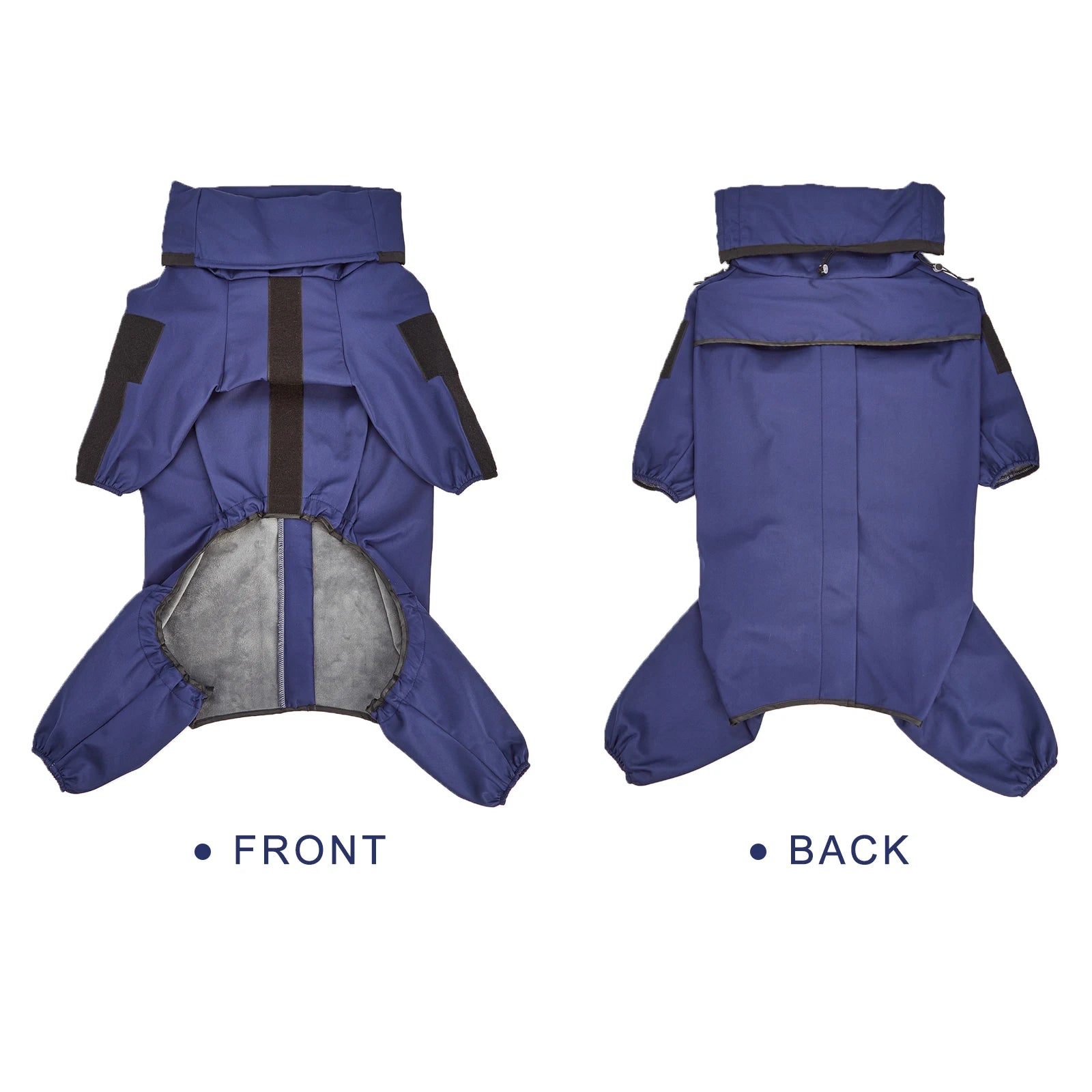 Waterproof Winter Dog Jacket – Fleece-Lined, Windproof Coat for Medium & Large Dogs