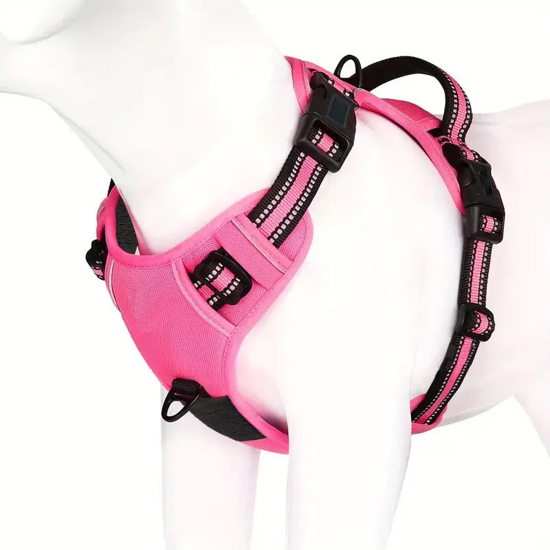 Reflective No-Pull Dog Harness – Easy Walking Training Harness with Handle