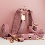 Corduroy Purple Pink Set