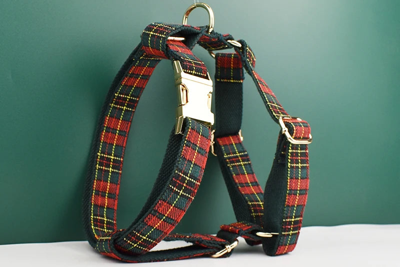 Personalized Dog Collar, Leash & Harness Set