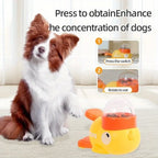 Interactive Dog Puzzle Feeder – Cartoon Duck Treat Dispenser Toy