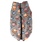 Fleece Winter Dog Jacket – Warm Adjustable Vest with D-Ring for Small Dogs